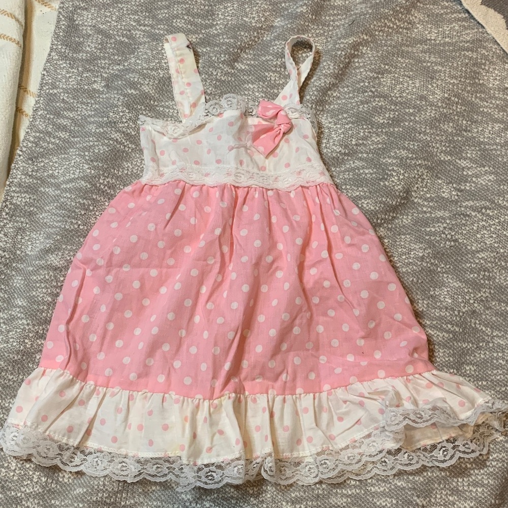 Vintage Jane Darling Polka Dot Dress Size 6X